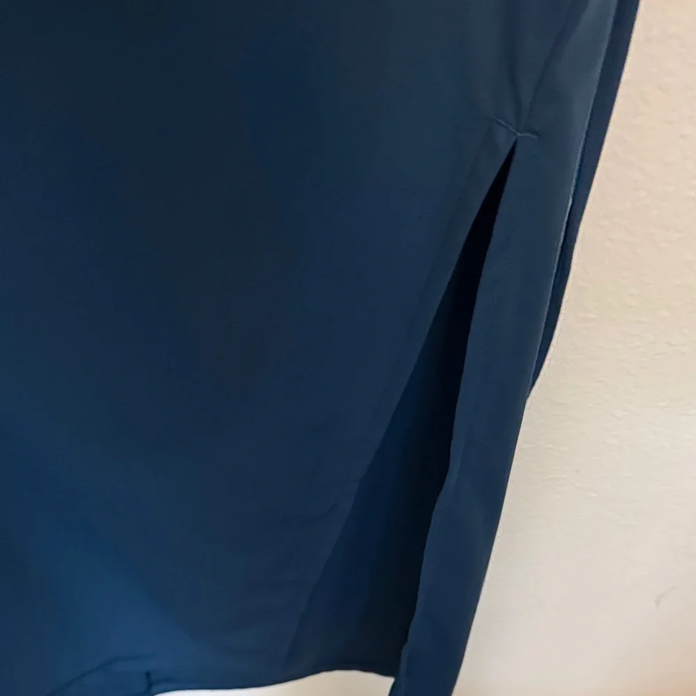 HALARA Women's Midi Dress in Navy Blue - Picture 5 of 5